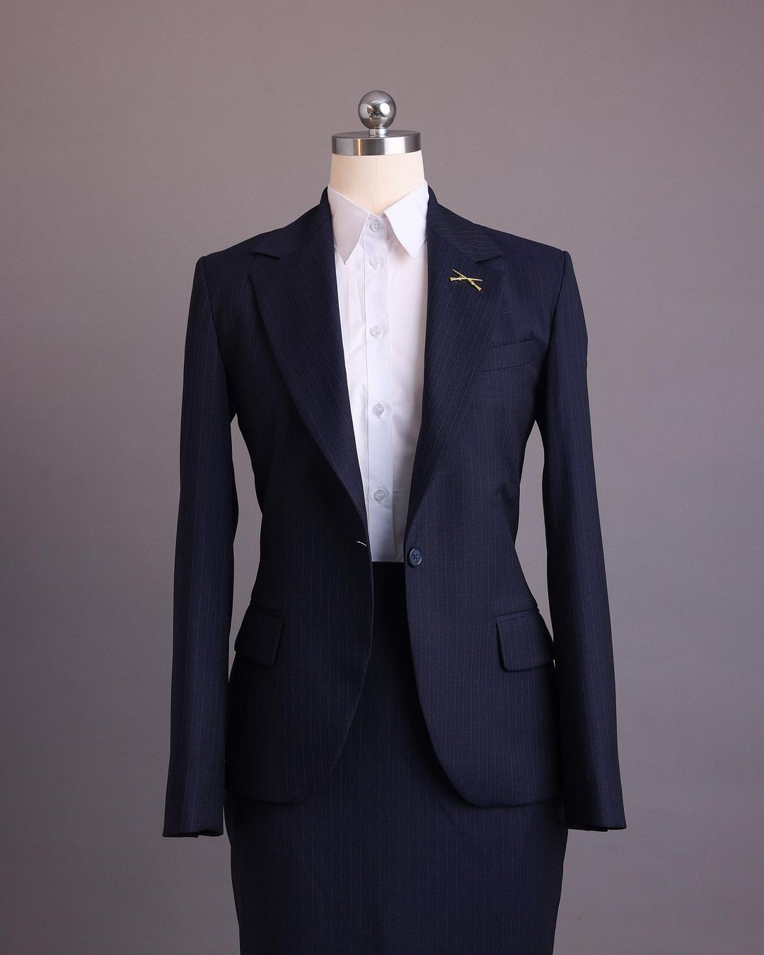 Women's Navy Blue Suit Jacket